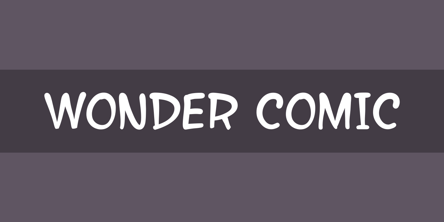 Шрифт Wonder Comic